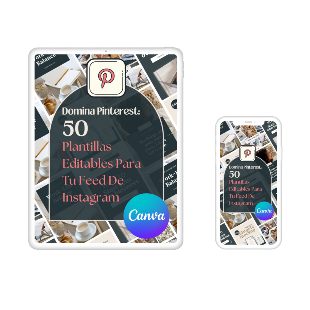50 plantillas editables: Optimiza al 100% tu feed de Pinterest